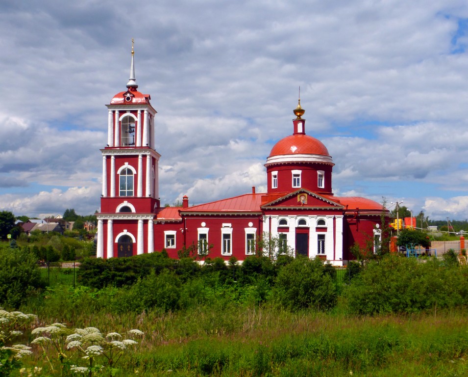 Алёшино. Церковь Георгия Победоносца. фасады