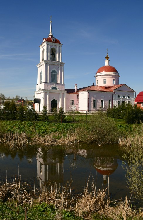 Алёшино. Церковь Георгия Победоносца. фасады