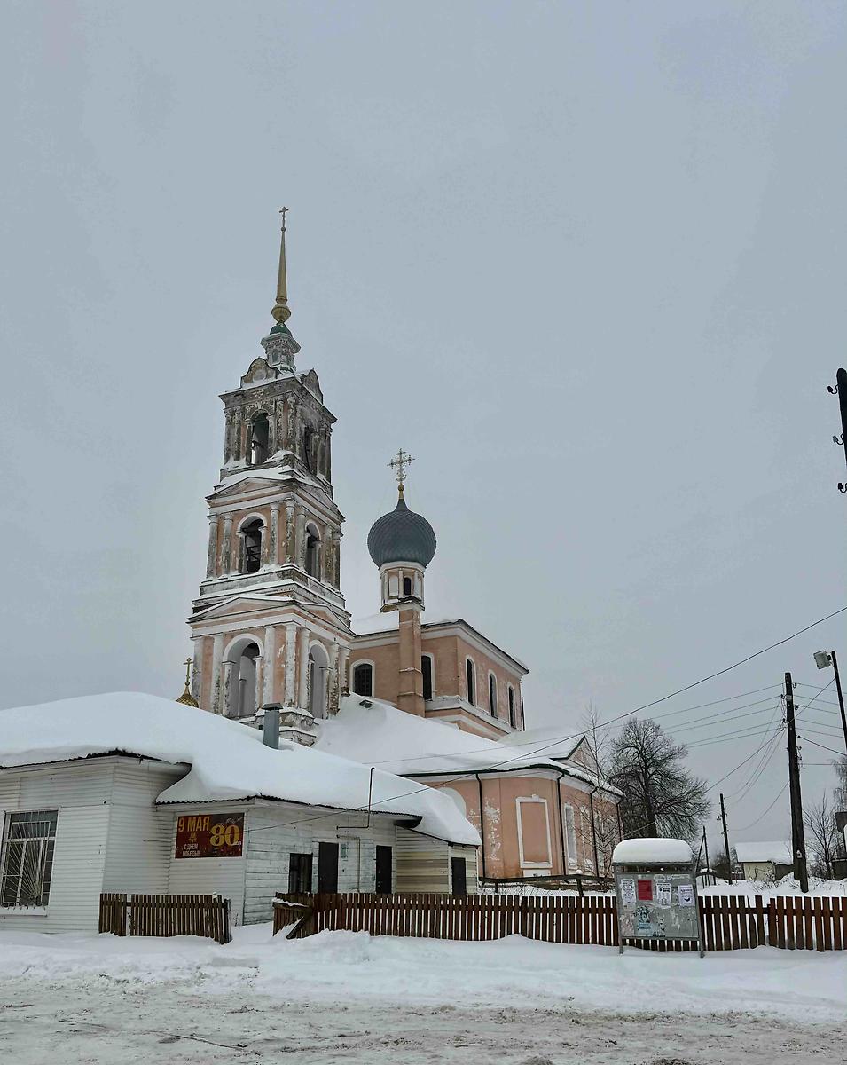фасады. Церковь Преображения Господня, Нагорье (Переславский район и г. Переславль-Залесский, Ярославская область)
