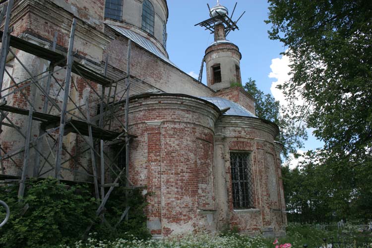 Церковь Воскресения Словущего, Воскресенское (Угличский район, Ярославская область). архитектурные детали