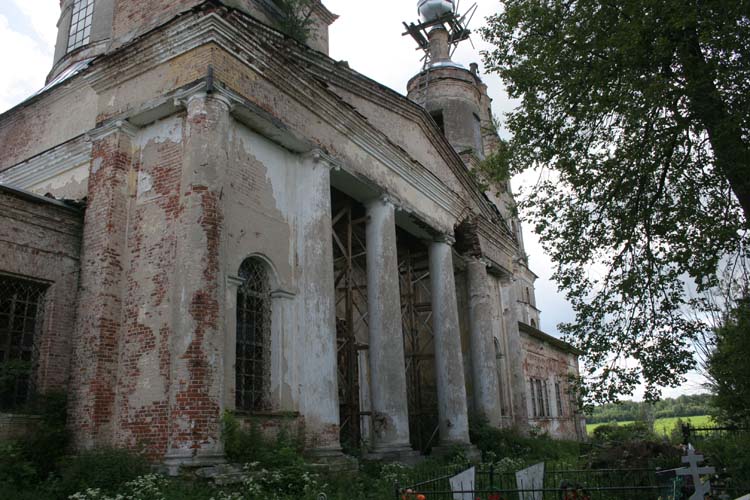 Воскресенское. Церковь Воскресения Словущего. архитектурные детали