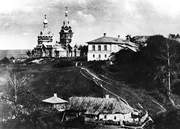 Церковь Воскресения Христова, Фотография нач. ХХ века. Из собрания Тарусского краеведческого музея.<br>, Таруса, Тарусский район, Калужская область