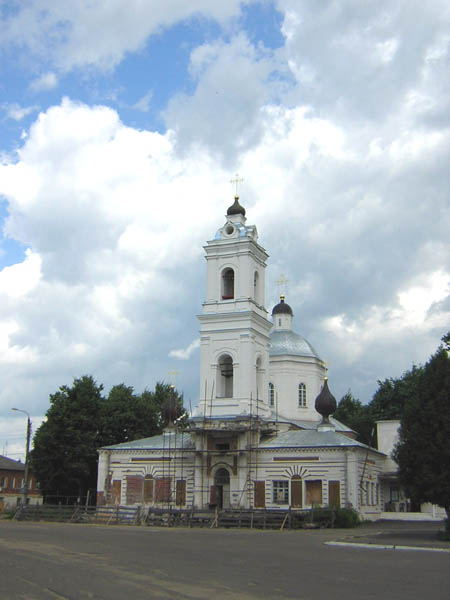 Собор Петра и Павла, Таруса (Тарусский район, Калужская область). общий вид в ландшафте