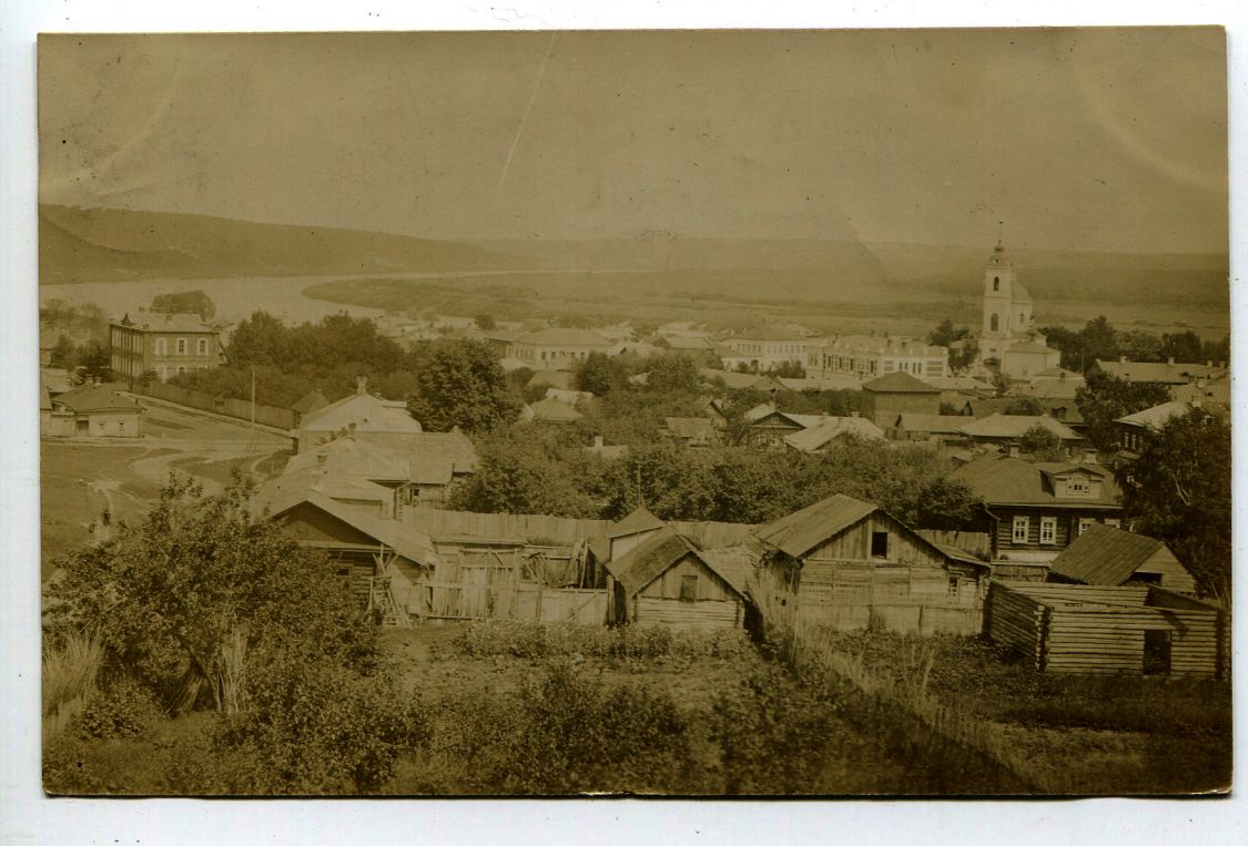 Собор Петра и Павла, Таруса (Тарусский район, Калужская область). архивная фотография, Почтовая фотооткрытка 1900-х годов