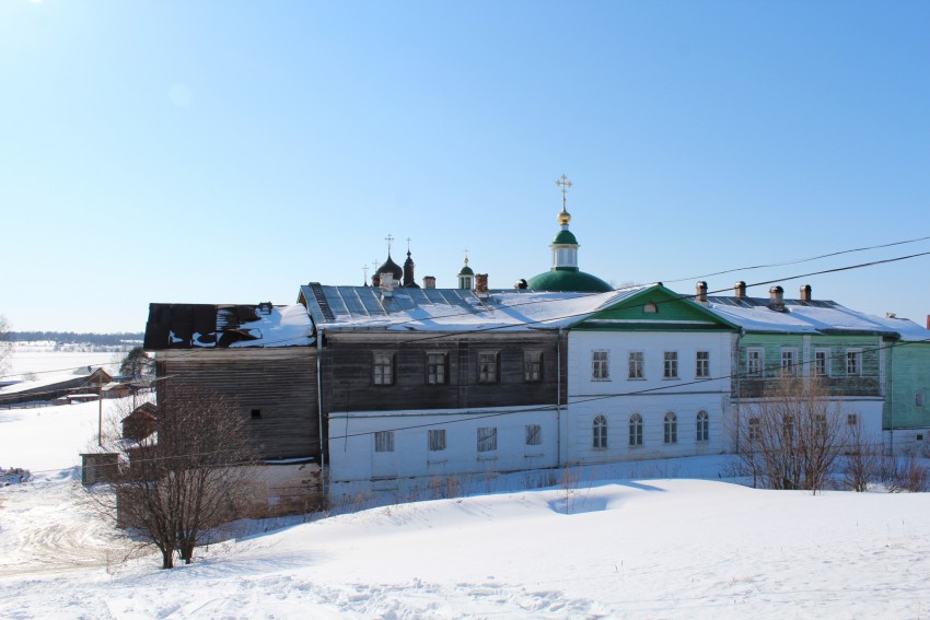 Воскресенский Горицкий монастырь, Горицы (Кирилловский район, Вологодская область). дополнительная информация, Вид с востока