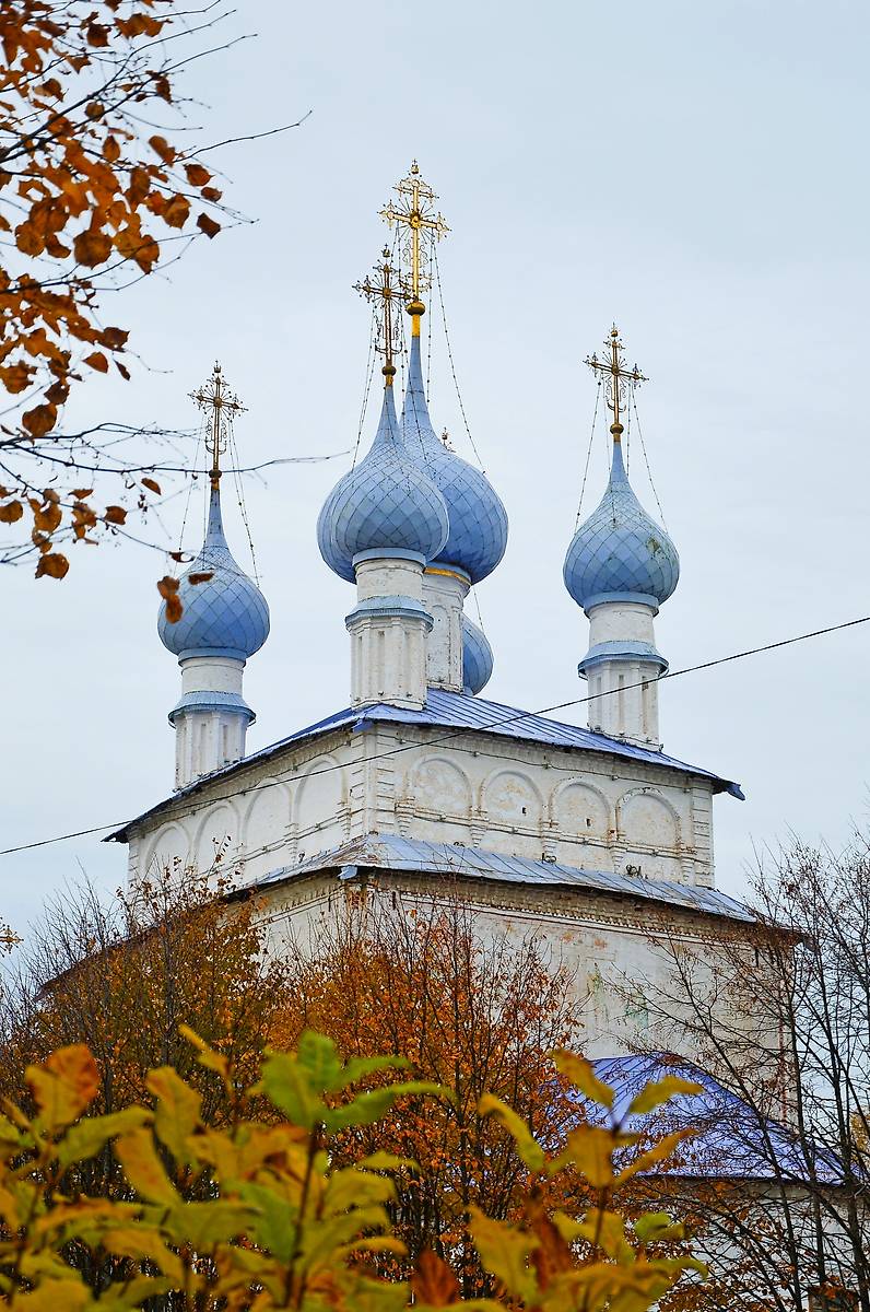 архитектурные детали. Кафедральный собор Воздвижения Креста Господня, Палех (Палехский район, Ивановская область)