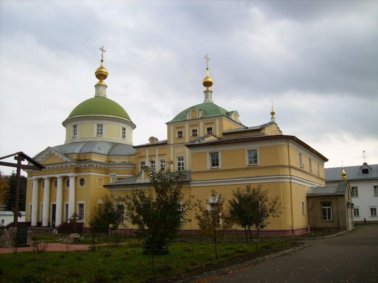 Екатерининский монастырь, Видное (Ленинский городской округ, Московская область). общий вид в ландшафте