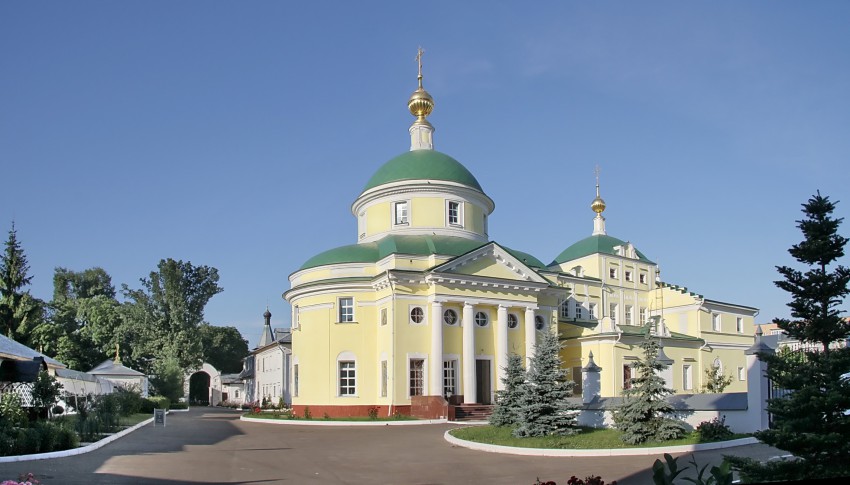 Видное. Екатерининский монастырь. общий вид в ландшафте