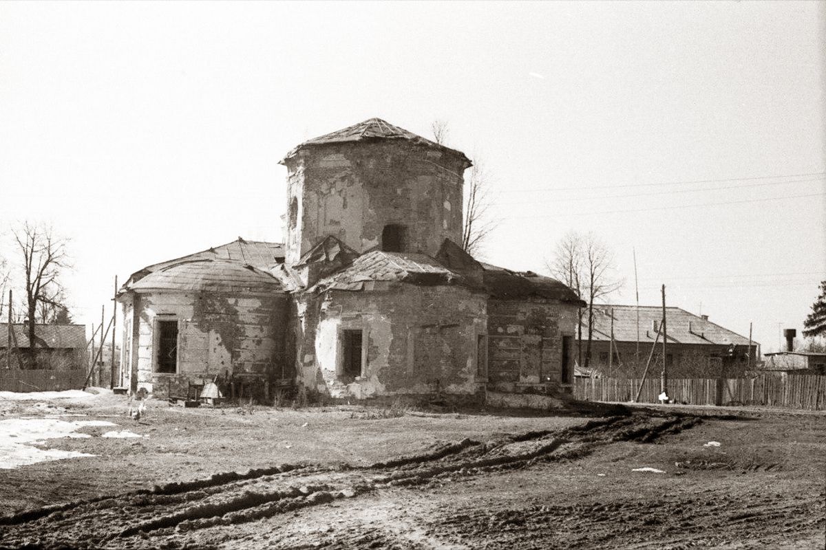 Церковь Бориса и Глеба, Руза (Рузский городской округ, Московская область). архивная фотография, Восточный фасад. Фото 1960-х годов из приходского архива