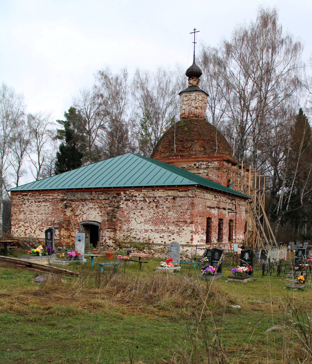Церковь Воскресения Христова, Листвинский погост, урочище (Гусь-Хрустальный район и г. Гусь-Хрустальный, Владимирская область). фасады