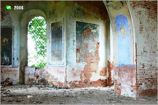 Церковь Параскевы Пятницы, Губцево (Гусь-Хрустальный район и г. Гусь-Хрустальный, Владимирская область). интерьер и убранство, Южная часть апсиды в интерьере