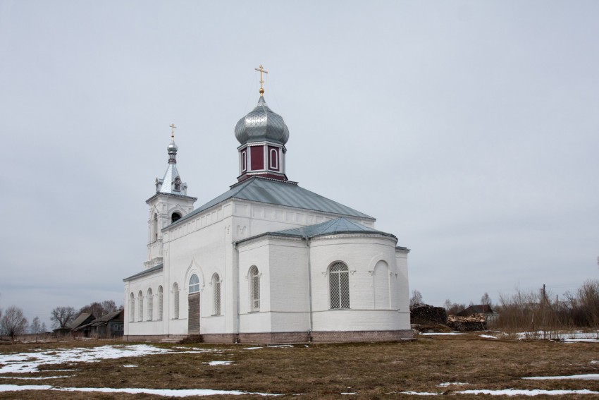 Церковь Параскевы Пятницы, Губцево (Гусь-Хрустальный район и г. Гусь-Хрустальный, Владимирская область). фасады