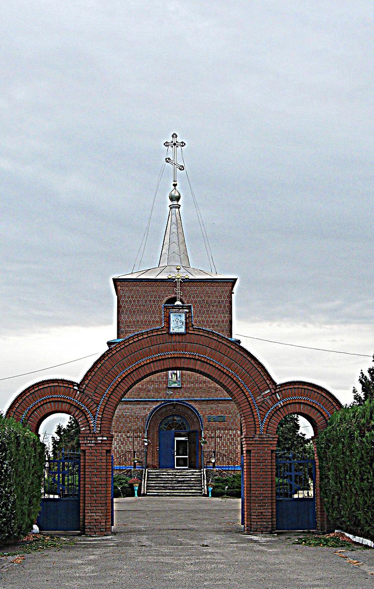 фасады. Церковь Трифона, Слобожанское (Чугуевский район, Украина, Харьковская область)