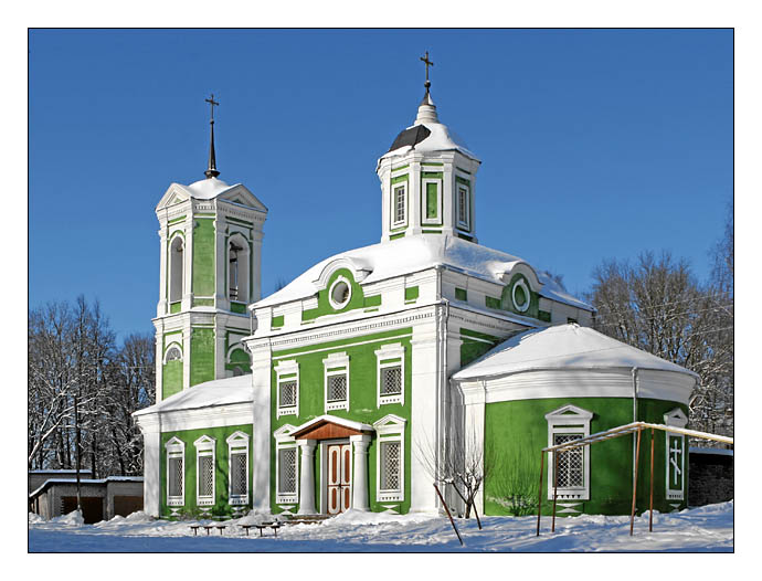 Церковь Георгия Победоносца (Верхне-Георгиевская), Смоленск (Смоленск, город, Смоленская область). общий вид в ландшафте