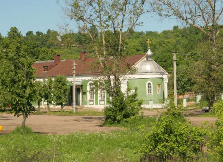 Церковь Иоанна Златоуста в Колодне, Смоленск (Смоленск, город, Смоленская область). общий вид в ландшафте