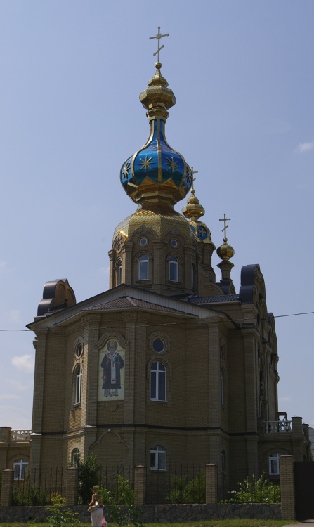 Церковь Николая Чудотворца на проспекте Жуковского, Харьков (Харьков, город, Украина, Харьковская область). общий вид в ландшафте