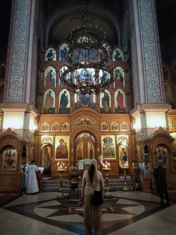 Церковь Преображения Господня (новая), Люберцы (Люберецкий городской округ, гг. Лыткарино, Котельники, Московская область). интерьер и убранство, общий вид интерьера