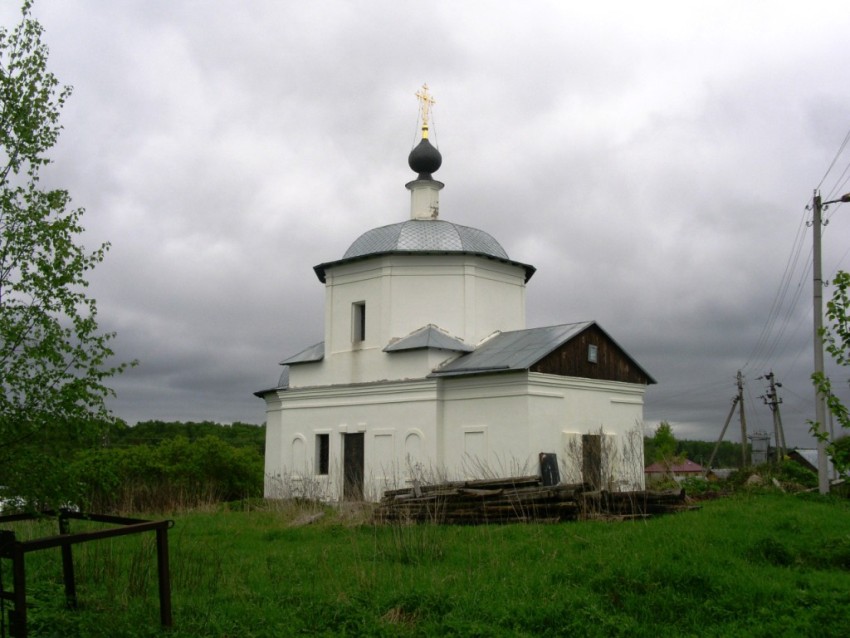 Беницы. Церковь Космы и Дамиана. фасады, вид с северо-запада