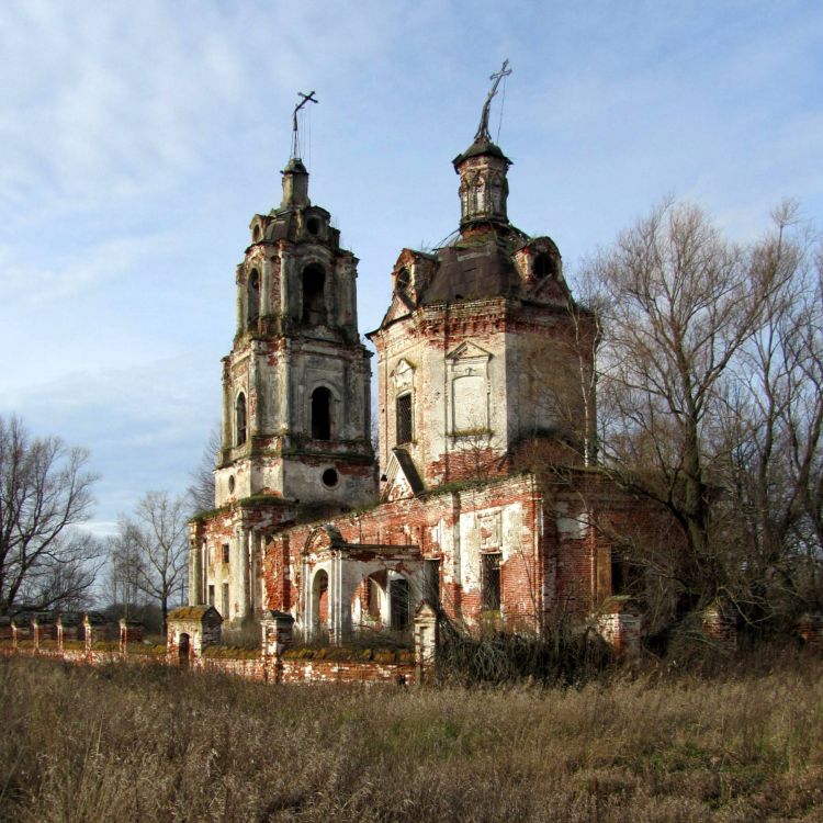 Церковь Спаса Нерукотворного Образа, Никулино (Селивановский район, Владимирская область). фасады, вид с юго-востока