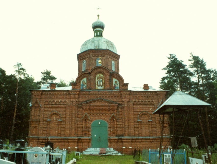 Спас-Железино, урочище. Церковь Спаса Преображения. фасады, западный фасад