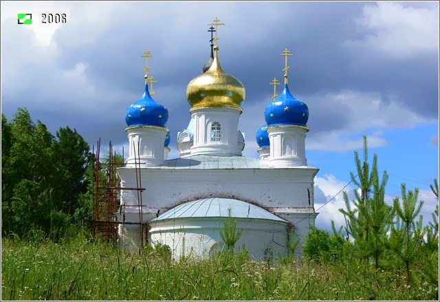 Тучково. Церковь Владимирской иконы Божией Матери. фасады, Восточный фасад