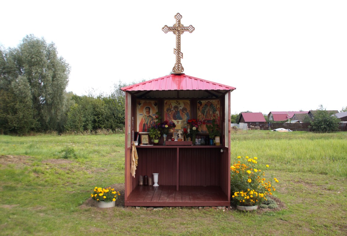 Шульгино. Церковь Успения Пресвятой Богородицы. дополнительная информация, Временная часовня, сооружена в 2018 году