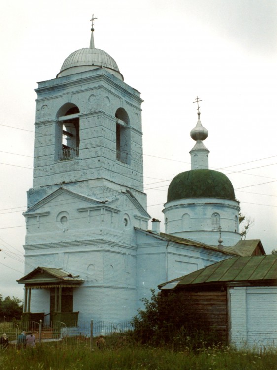 Дуброво. Церковь Троицы Живоначальной. фасады, юго-западный фасад