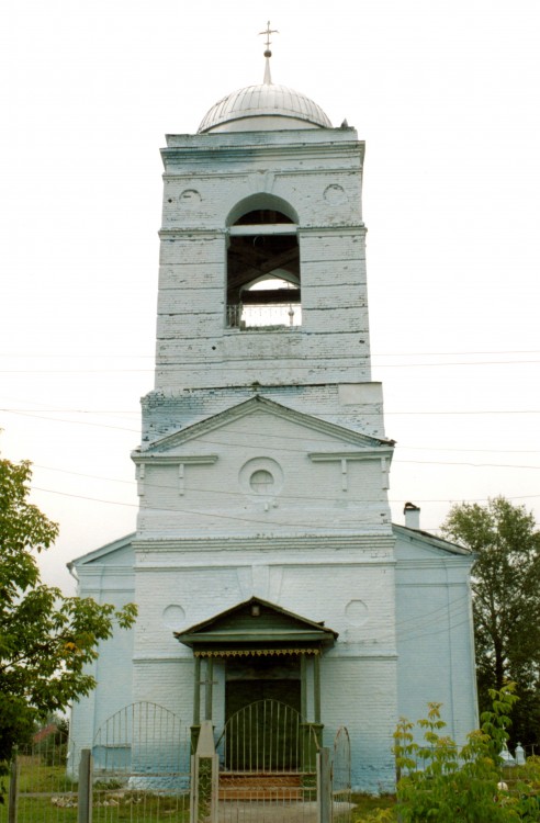 Дуброво. Церковь Троицы Живоначальной. фасады, западный фасад