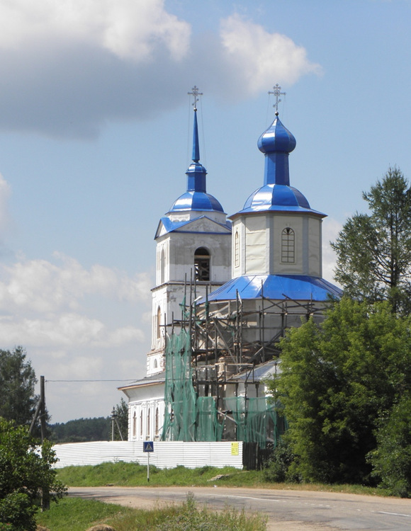 Церковь Александра Невского, Яжелбицы (Валдайский район, Новгородская область). фасады