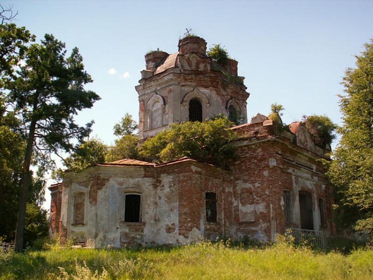 Церковь Петра и Павла, Голино (Шимский район, Новгородская область). документальные фотографии, Вид на восточный и северный фасады