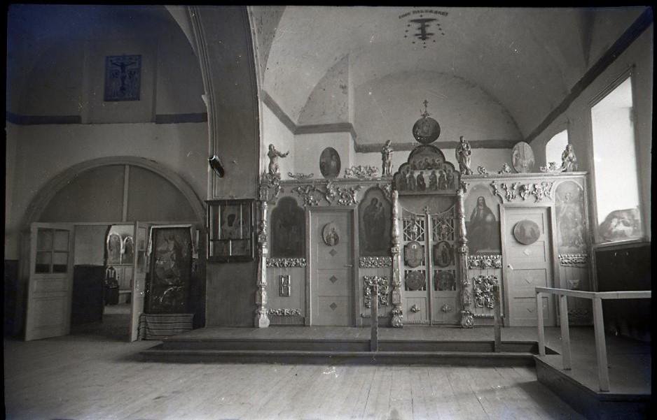 Голино. Церковь Петра и Павла. архивная фотография, Фото 1950-х гг. Новгородский музей-заповедник