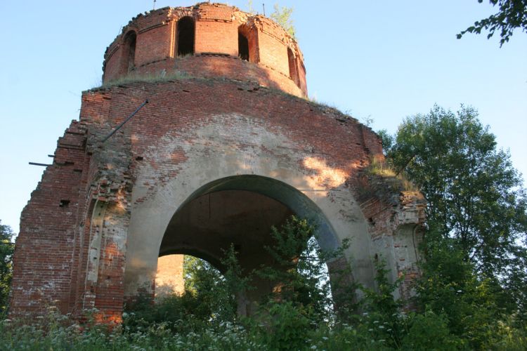 Церковь Николая Чудотворца, Милятино (Барятинский район, Калужская область). архитектурные детали, Вид с востока