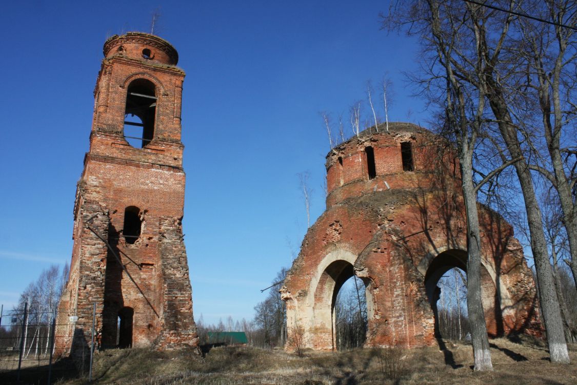 Церковь Николая Чудотворца, Милятино (Барятинский район, Калужская область). фасады