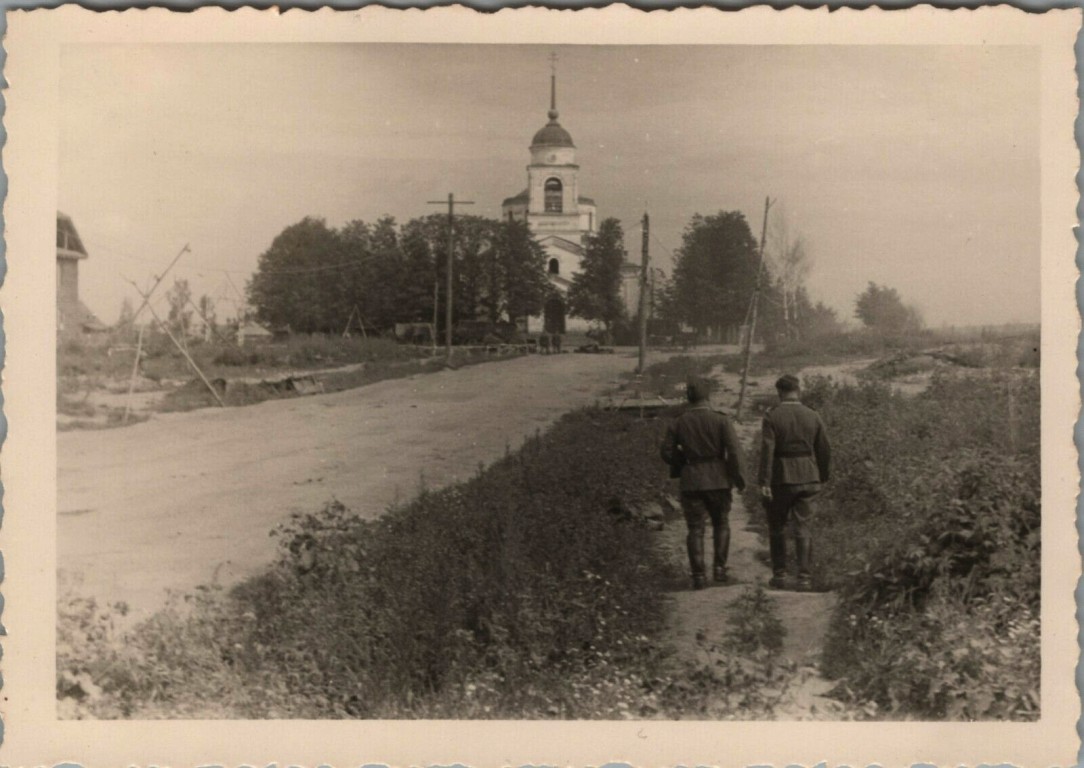 Милятино. Церковь Николая Чудотворца. архивная фотография, Фото 1942 г. с аукциона e-bay.de