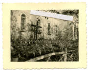 Церковь Николая Чудотворца, Южный фасад. Фото 1942 г. с аукциона e-bay.de<br>, Милятино, Барятинский район, Калужская область