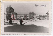 Церковь Спаса Преображения, Фото 1942 г. с аукциона e-bay.de<br>, Брынь, Думиничский район, Калужская область