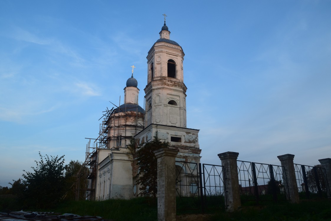 Церковь Рождества Пресвятой Богородицы, Брынь (Сухиничский район, Калужская область). фасады, вид с западной стороны