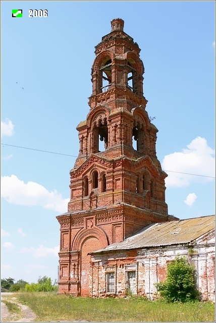 Церковь Сергия Радонежского, Сергиевы Горки (Вязниковский район, Владимирская область). архитектурные детали, Колокольня, вид с юго-востока