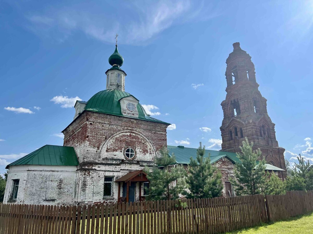 Церковь Сергия Радонежского, Сергиевы Горки (Вязниковский район, Владимирская область). фасады