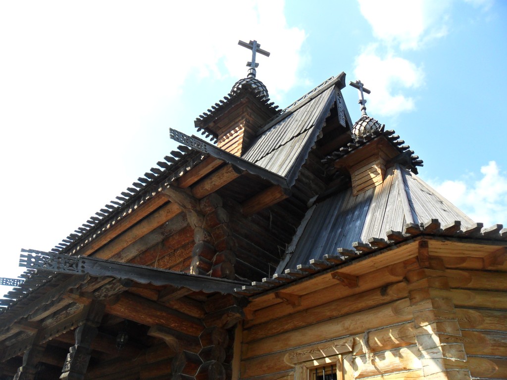 Гремячий ключ, урочище. Церковь Сергия Радонежского. архитектурные детали