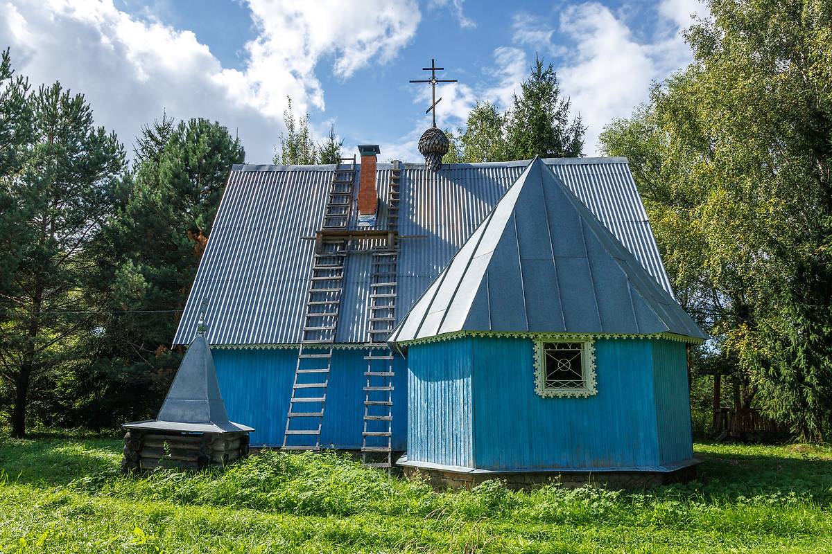 фасады. Церковь Воздвижения Креста Господня, Мелихово (Чеховский городской округ, Московская область)