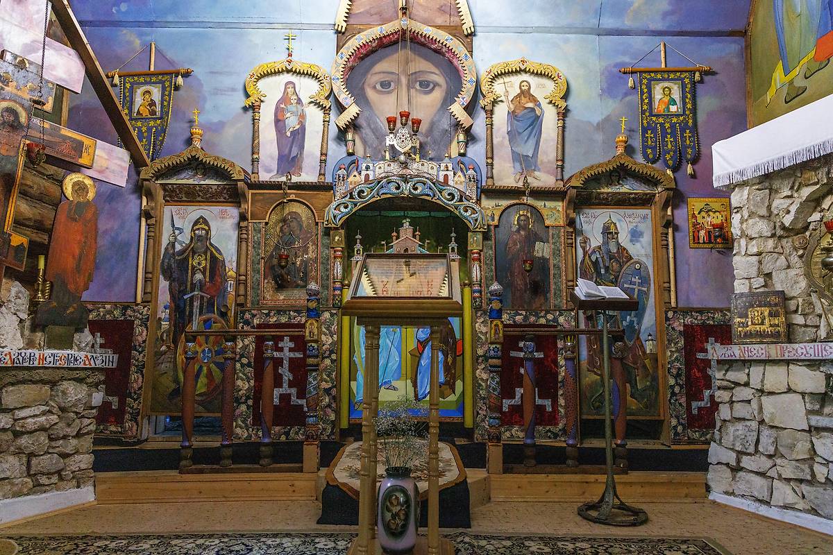 интерьер и убранство. Церковь Воздвижения Креста Господня, Мелихово (Чеховский городской округ, Московская область)