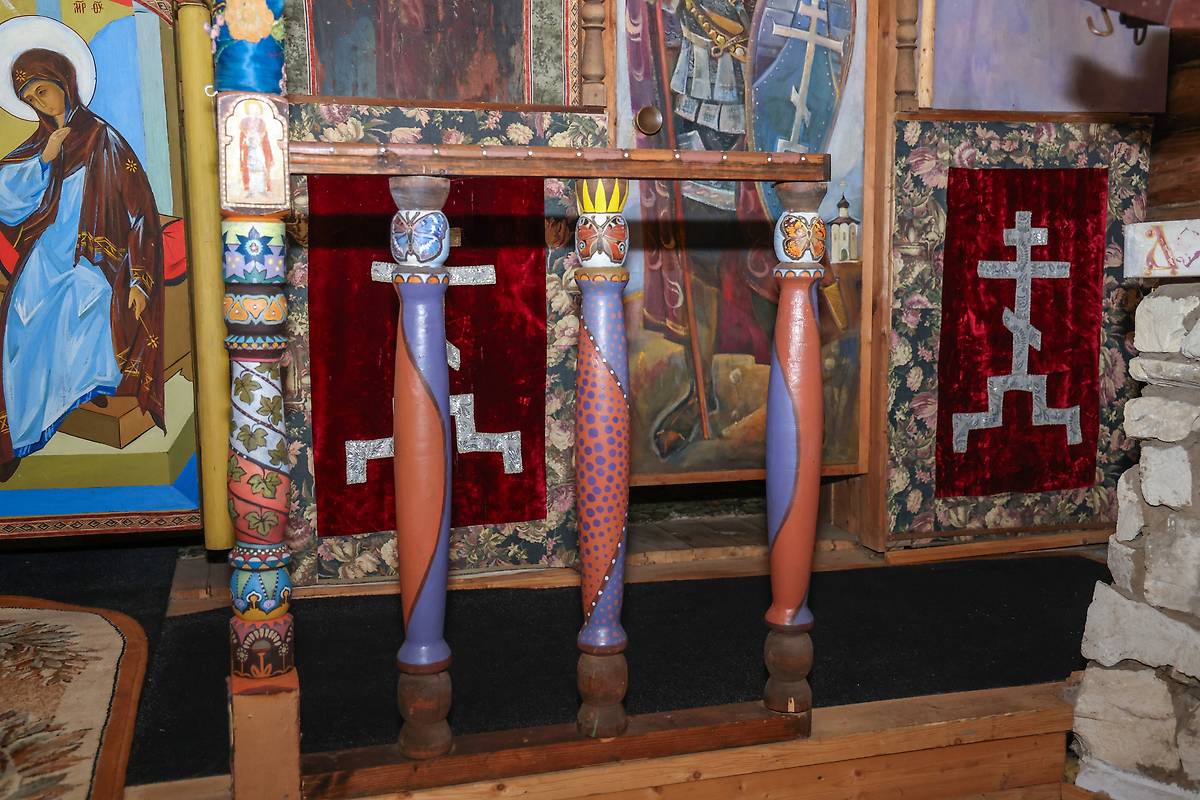 интерьер и убранство. Церковь Воздвижения Креста Господня, Мелихово (Чеховский городской округ, Московская область)