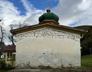 Церковь Илии пророка (Южный храм), Западный фасад с заложенным порталом<br>, Нижний Архыз, Зеленчукский район, Республика Карачаево-Черкесия