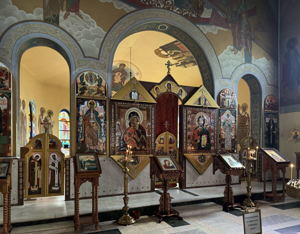 Церковь Ольги равноапостольной, Железноводск (Железноводск, город, Ставропольский край). интерьер и убранство, Иконостас