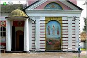 Церковь Преображения Господня, Северный фасад колокольни, нижний ярус<br>, Никологоры, Вязниковский район, Владимирская область