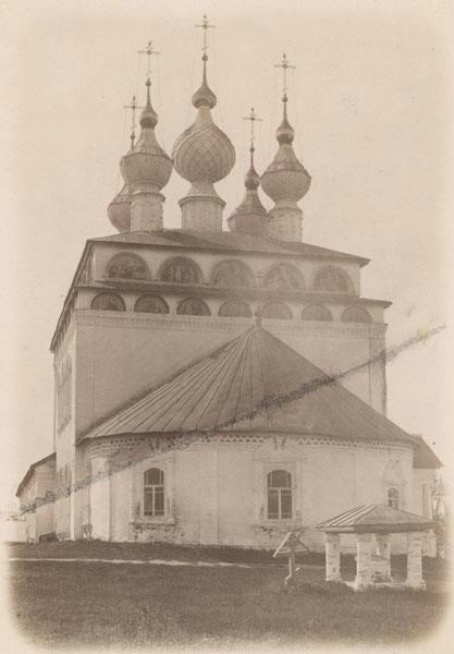 Церковь Николая Чудотворца, Никологоры (Вязниковский район, Владимирская область). архивная фотография, Общий вид с востока; из коллекции ГНИМА. (ГК №16717608)