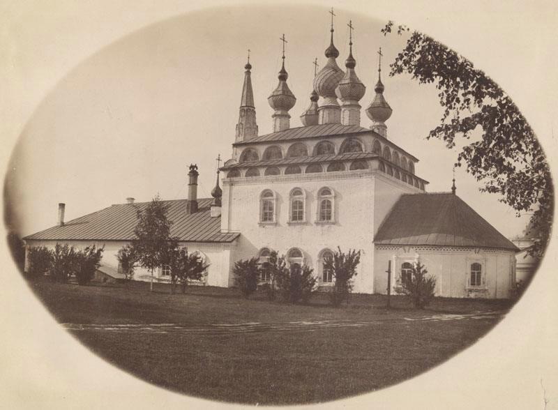 Церковь Николая Чудотворца, Никологоры (Вязниковский район, Владимирская область). архивная фотография, Общий вид с юго-востока; из коллекции ГНИМА. (ГК №16717625)