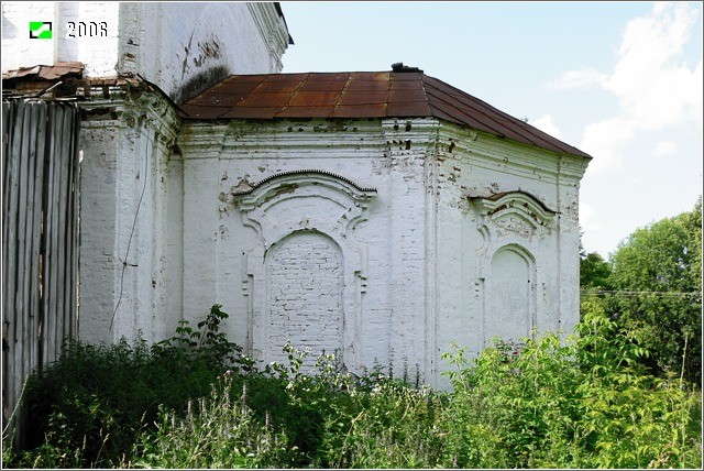 Церковь Рождества Христова, Никологоры (Вязниковский район, Владимирская область). фасады, Апсида