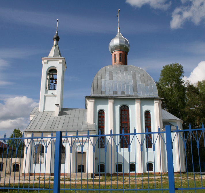 Церковь Владимирской иконы Божией Матери и Георгия Победоносца, Жуков (Жуковский район, Калужская область). фасады